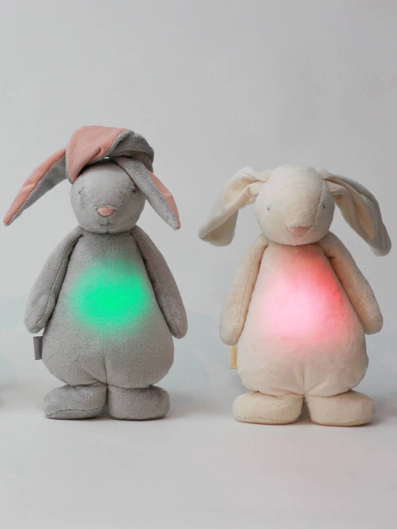 Veilleuse peluche MOONIE Lapin bleu