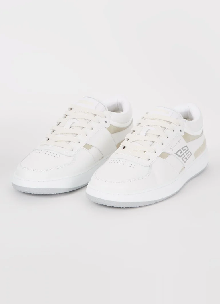 Givenchy G Move calfskin sneaker with suede details