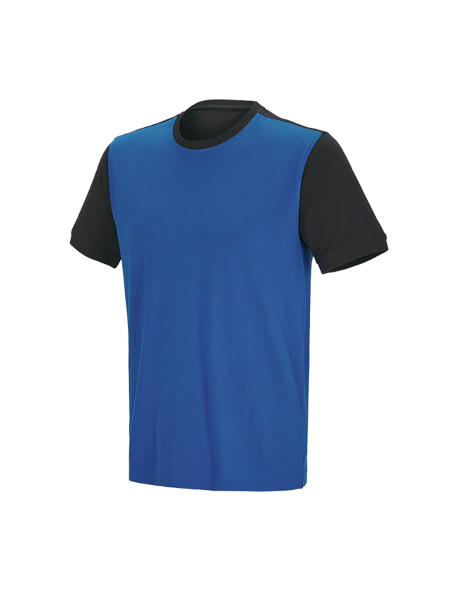 e.s. T-Shirt cotton stretch bicolor