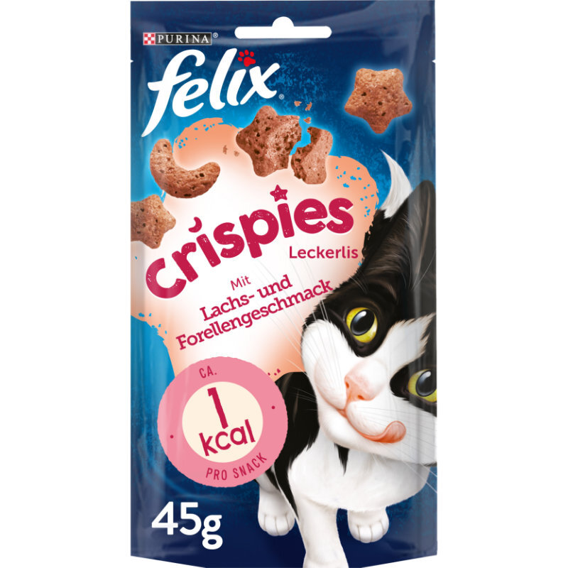Felix Snacks Felix Crispies 8x45g Lachs & Forelle