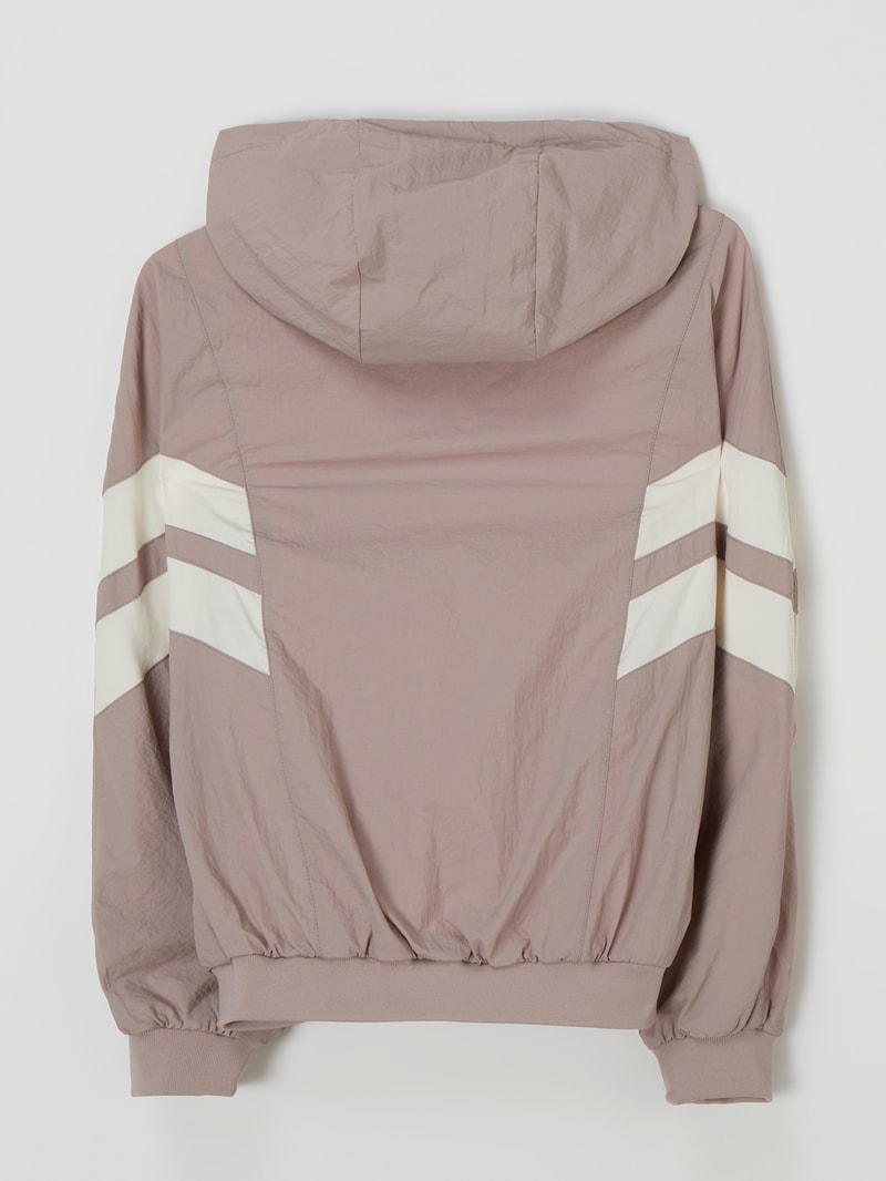 Blouson mit Kapuze in altrosa