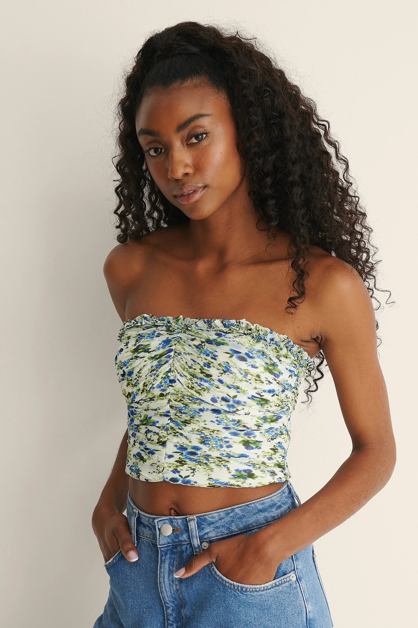Kurzes Bustier-Top
