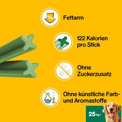Sparpaket! 168 x Pedigree DentaStix Tägliche Zahnpflege / Fresh