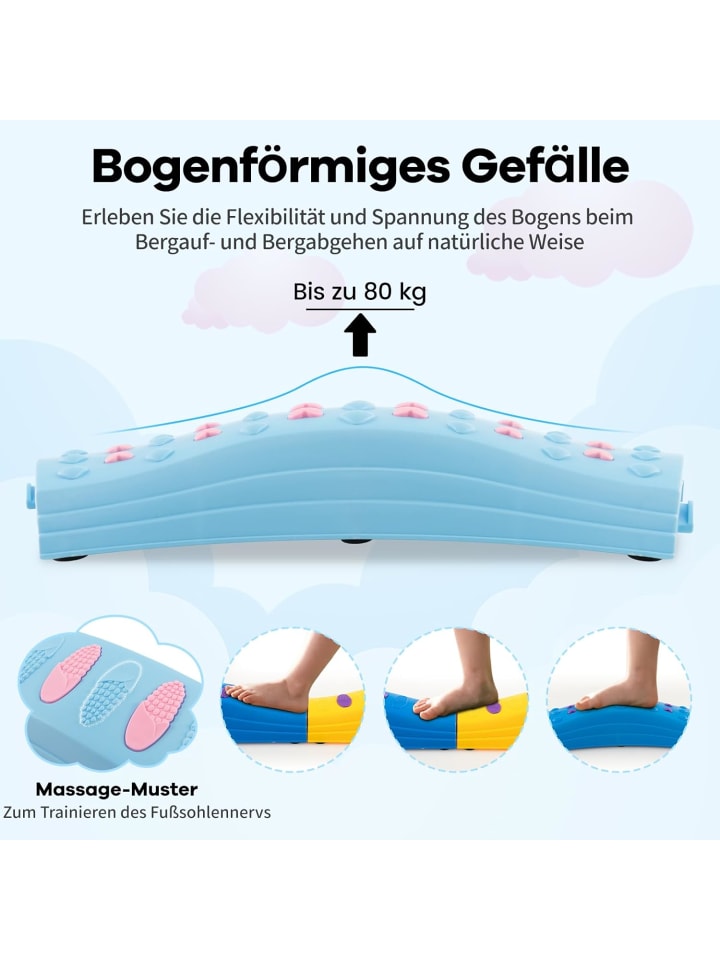 COSTWAY Balancierbalken 20 stk. Set in Bunt günstig kaufen onesize