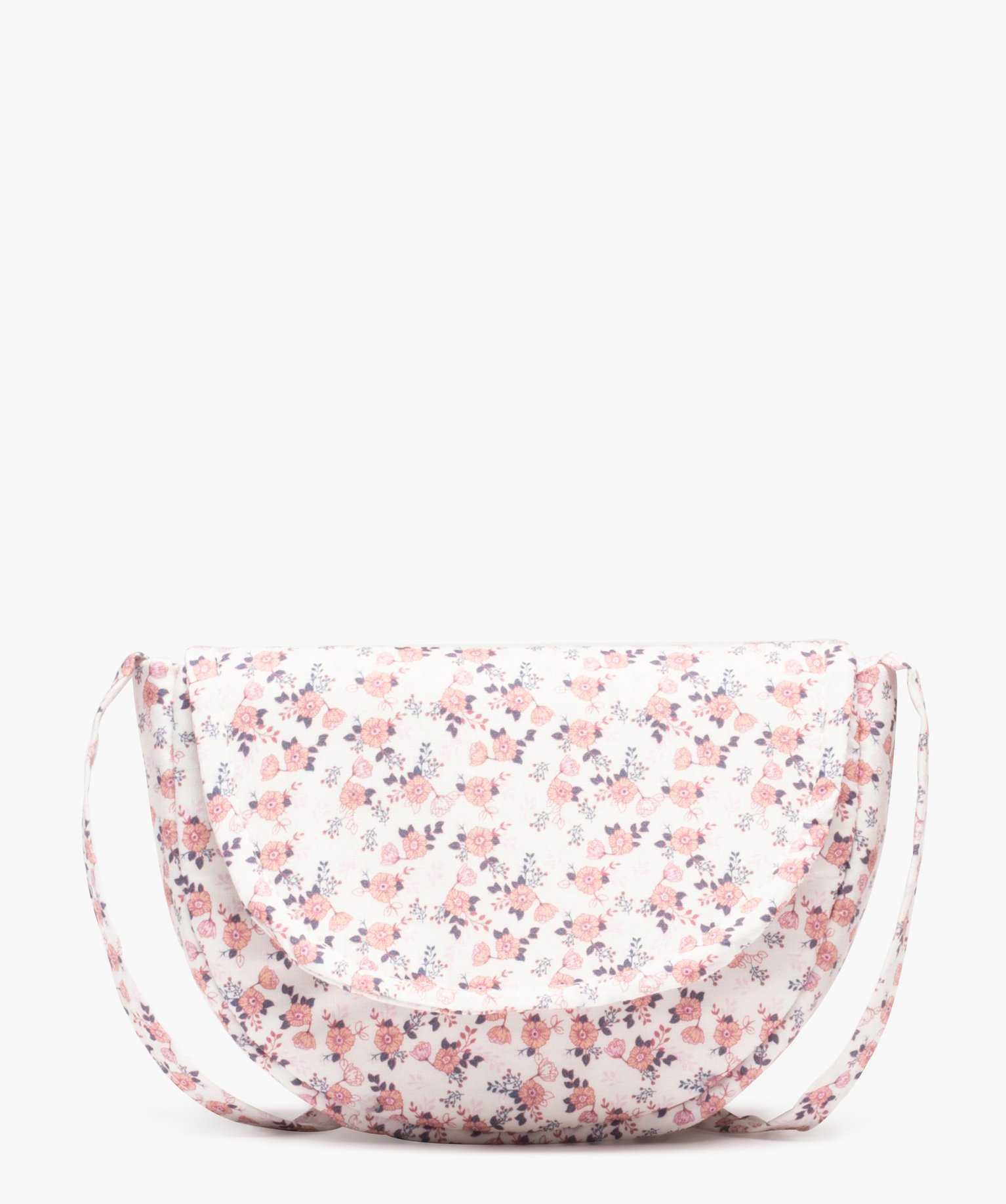Sac fille à motifs fleuris avec chouchou pour les cheveux a... blanc | GEMO