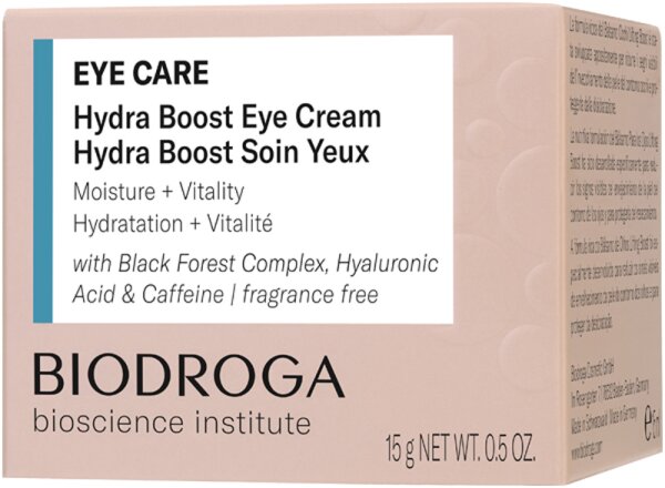 Biodroga Bioscience Institute Eye Care Hydra Boost Augenpflege  Augencreme