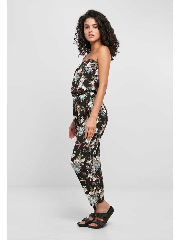 Urban Classics Urban Classics Jumpsuits in black tropical günstig kaufen