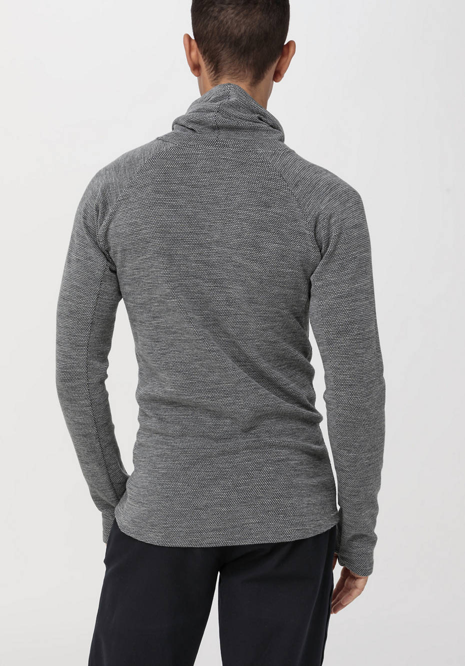 Performance-Shirt aus Bio-Merinowolle mit Bio-Baumwolle