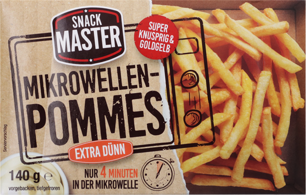 Snackmaster Mikrowellen Pommes 