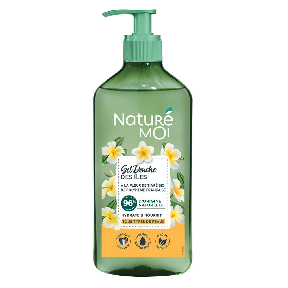 naturé moi Gel douche des Îles Fleur de Tiaré 500 ml Gel douche