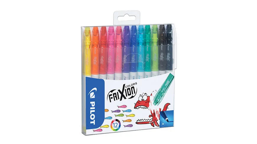PILOT Faserschreiber FRIXION Colors radierbar 12er-Set sortiert