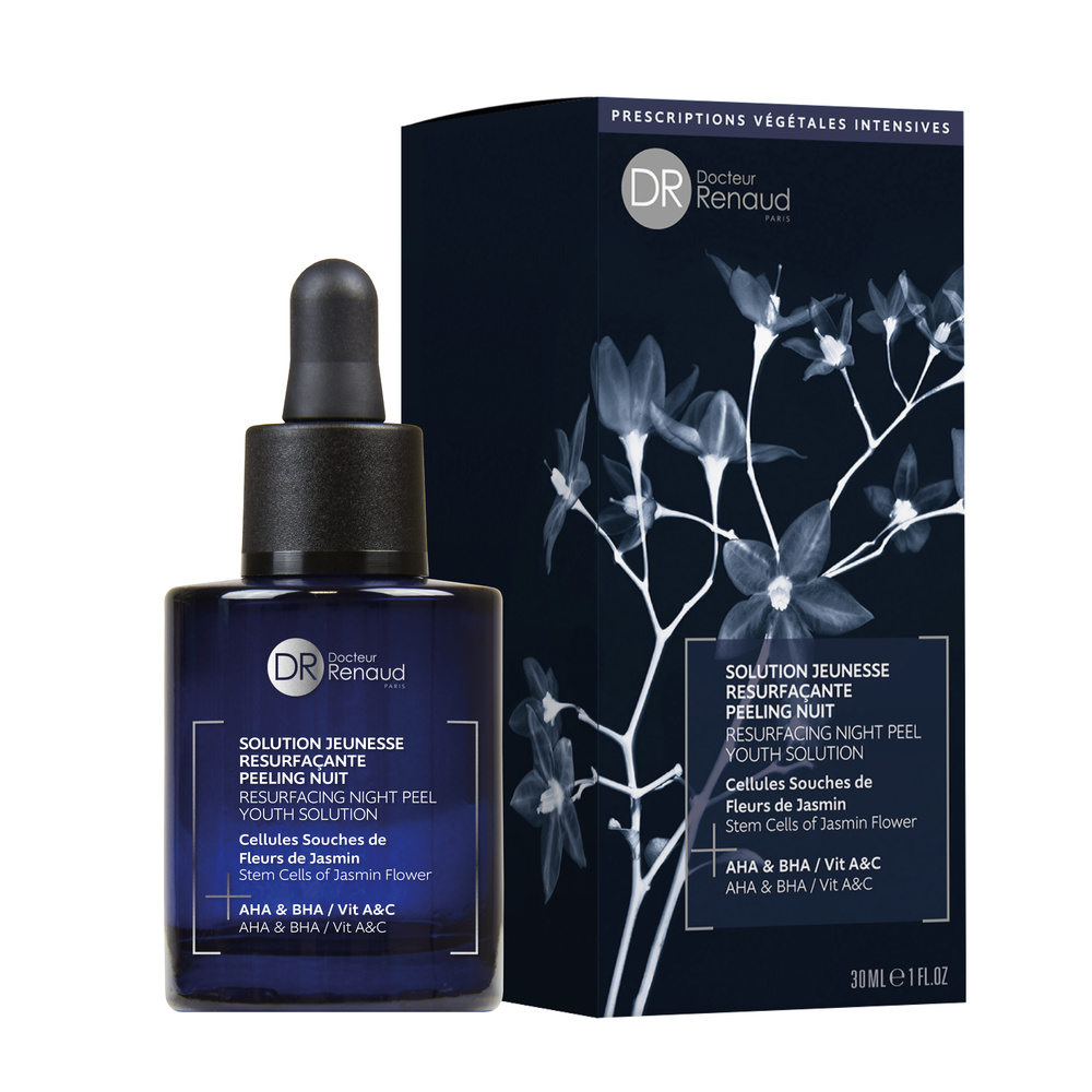 Docteur Renaud Prescriptions Végétales Intensives Solution Jeunesse Resurfaçante Peeling Nuit