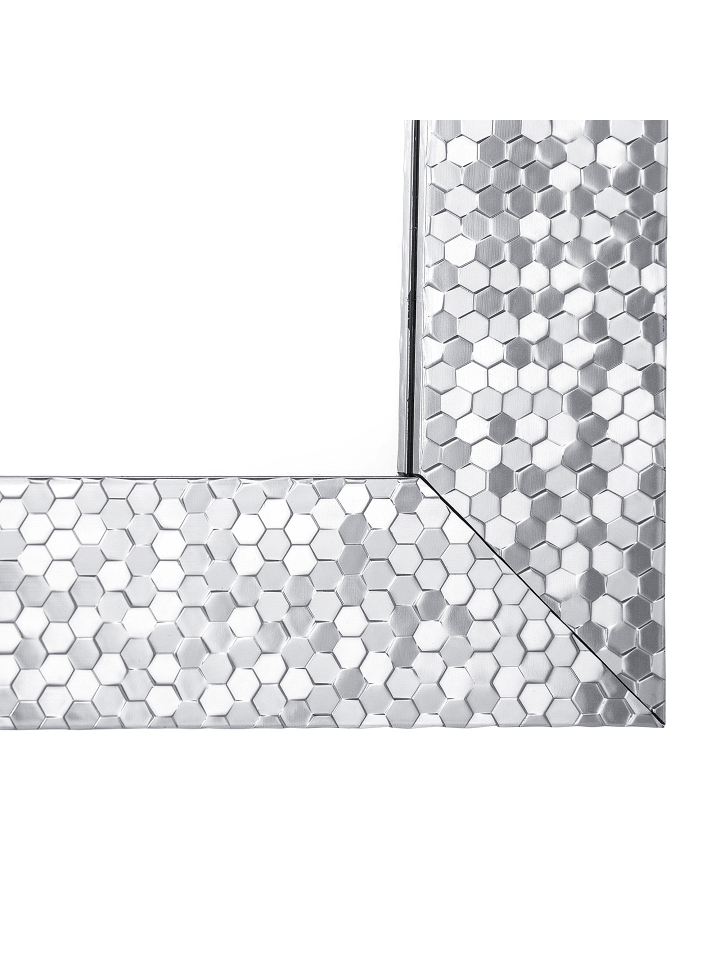 Beliani Wandspiegel MARANS in Silber - (W) 50 x (H) 130 x (L) 2 cm günstig kaufen onesize