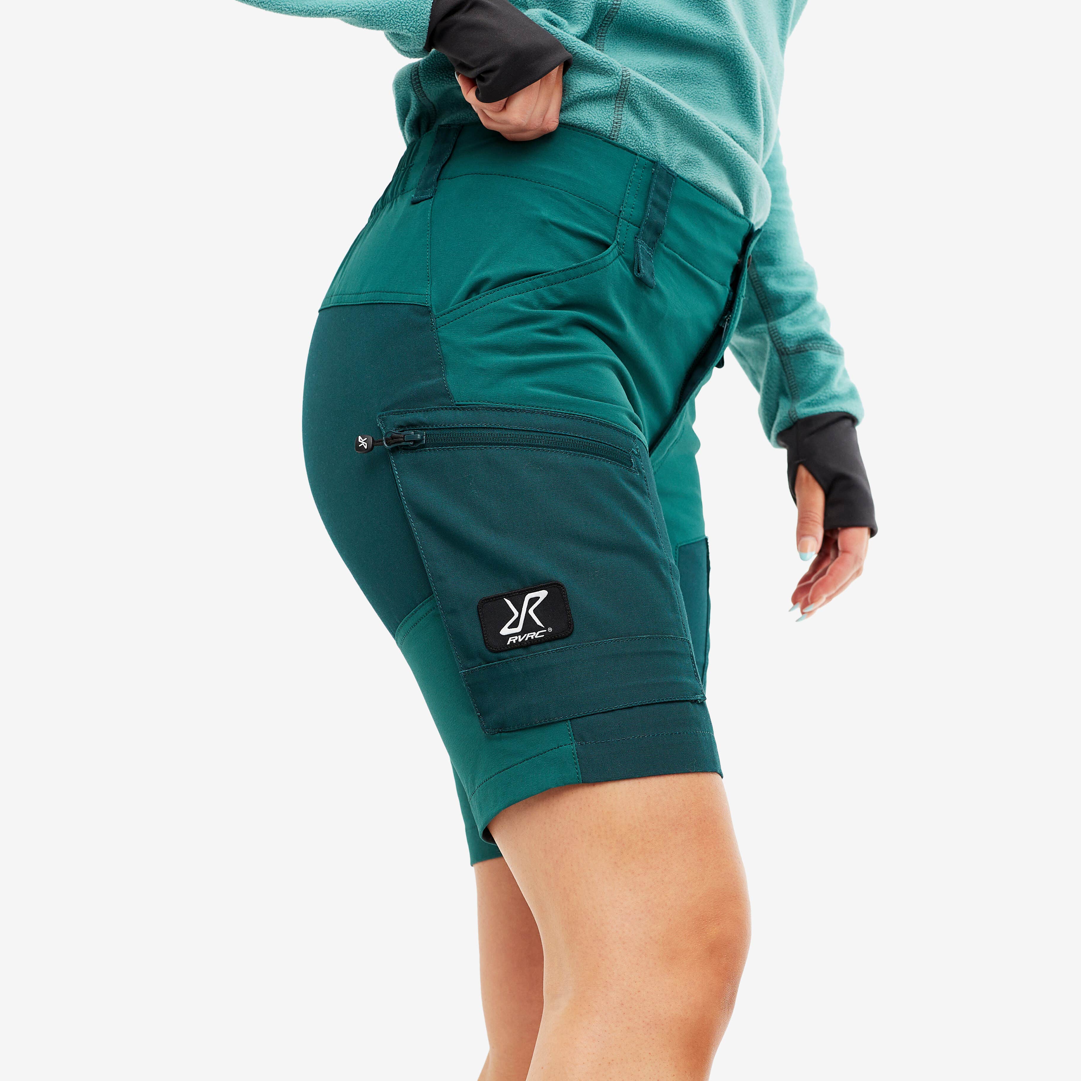 RVRC GP Shorts Femme Deep Teal