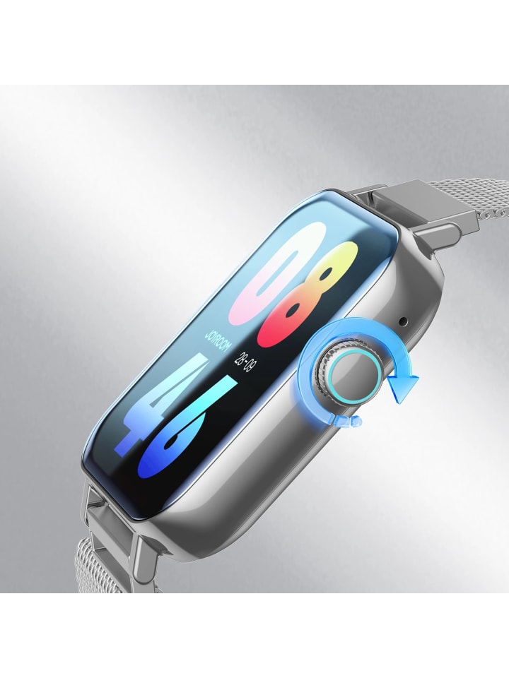 COFI 1453 Smartwatch mit IP68 Schutz Silber in Silber günstig kaufen onesize
