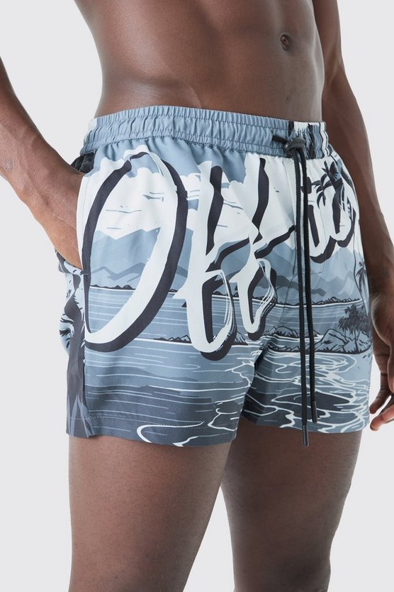 Kurze Strand-Badehose