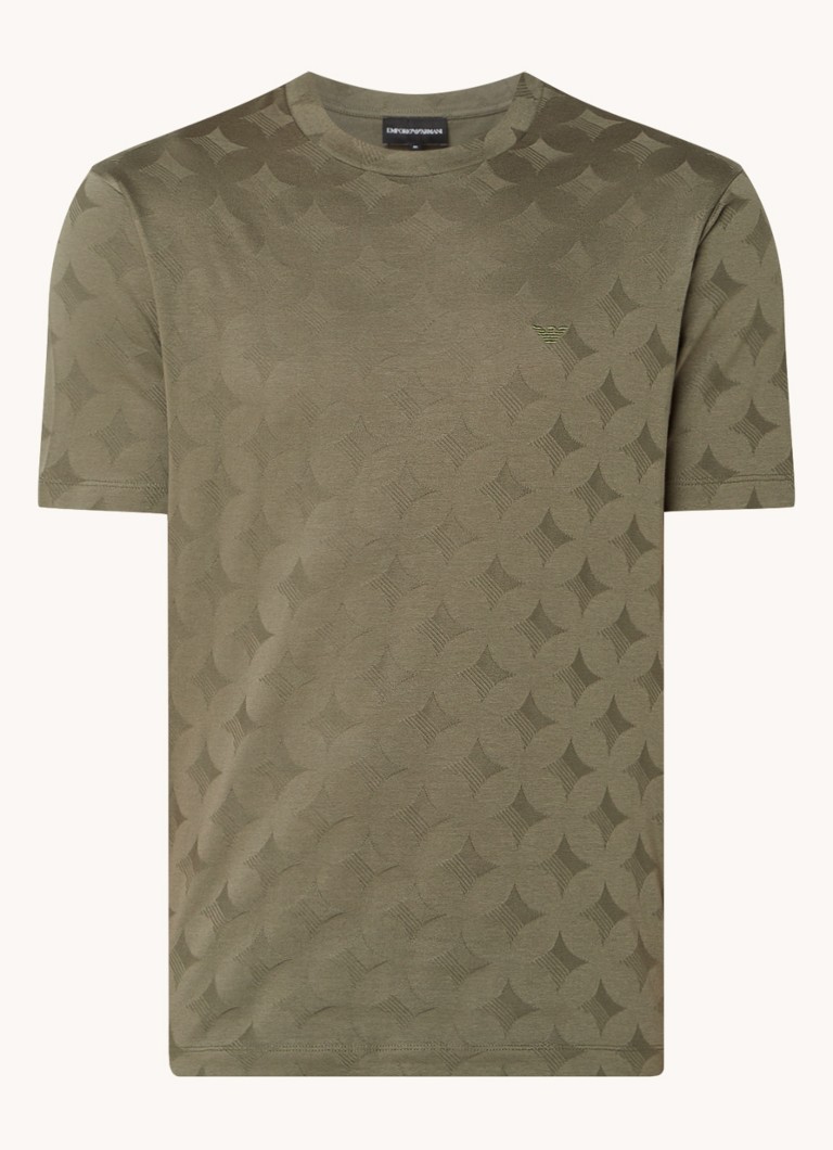 Tricou Emporio Armani cu imprimeu grafic și logo