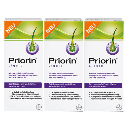 Priorin Liquid SPARSET  3X50 ml  Pumplösung