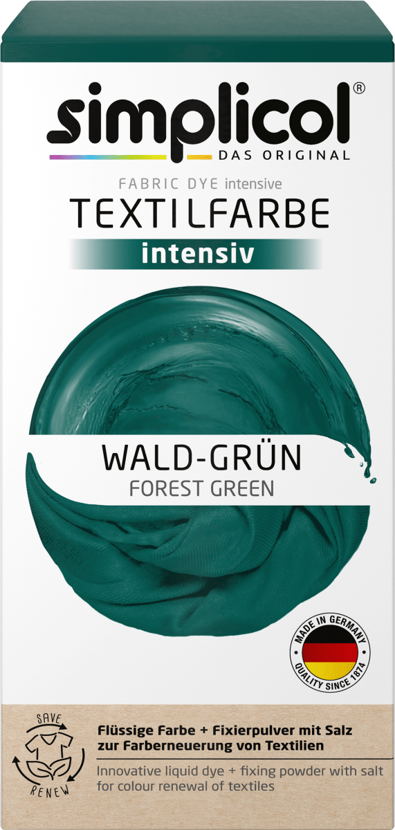Textilfarbe intensiv Wald-Grün, 1 St