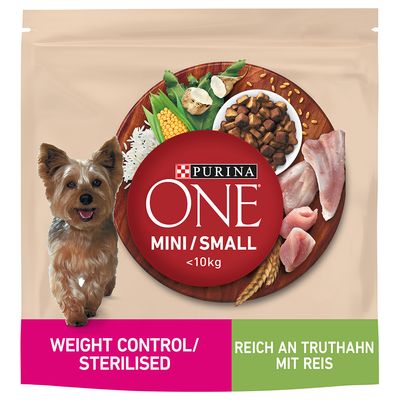 PURINA ONE Mini Weight Control / Sterilised Truthahn & Reis