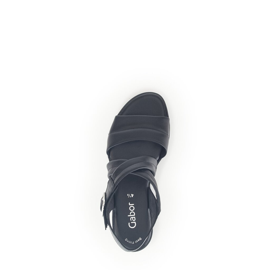 Gabor fashion Riemchensandale schwarz
