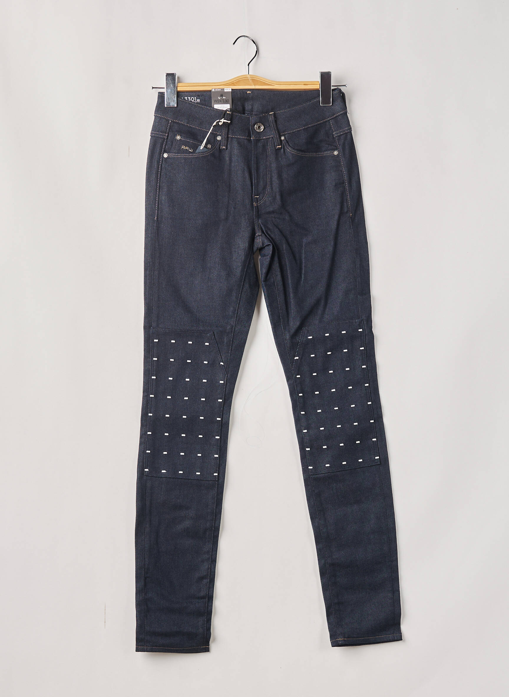 G Star Jeans Skinny Femme couleur bleu
