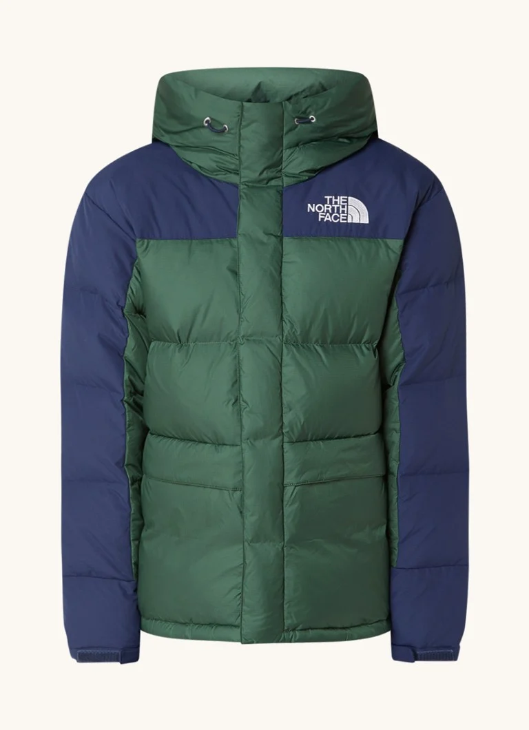 Prešita parka The North Face Himalayan s puhovim polnilom in žepi z zadrgo
