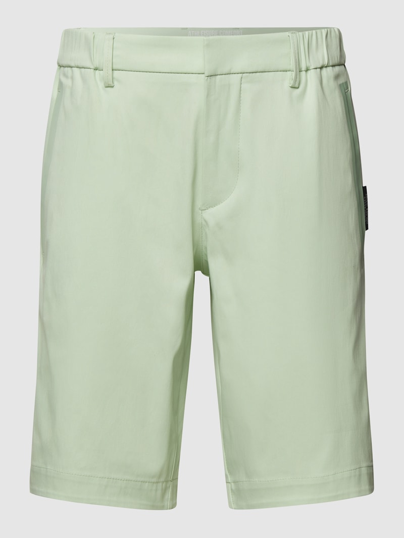 Slim Fit Shorts mit französischen Eingrifftaschen Modell 'Liem' in mint