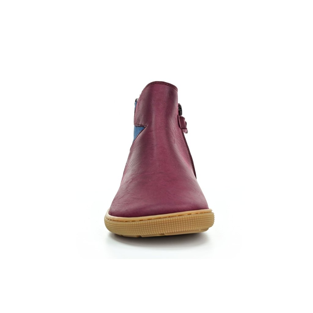Koel4kids Dana Hydro Merinowolle Bordeaux AD Chelsea Barfußschuhe