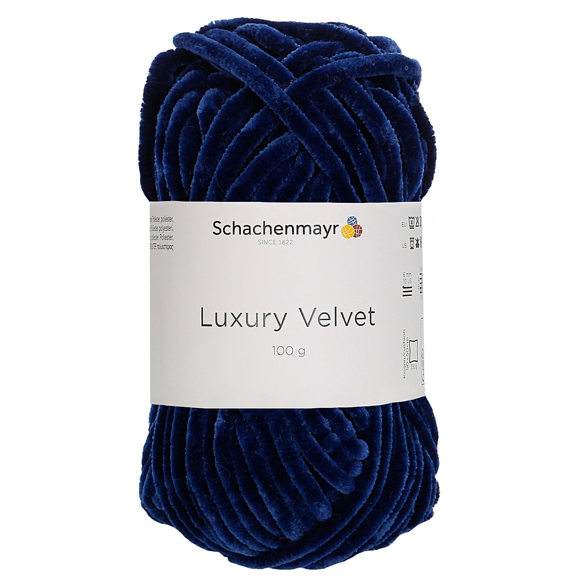 Handstrickgarne Luxury Velvet, 100g Navy