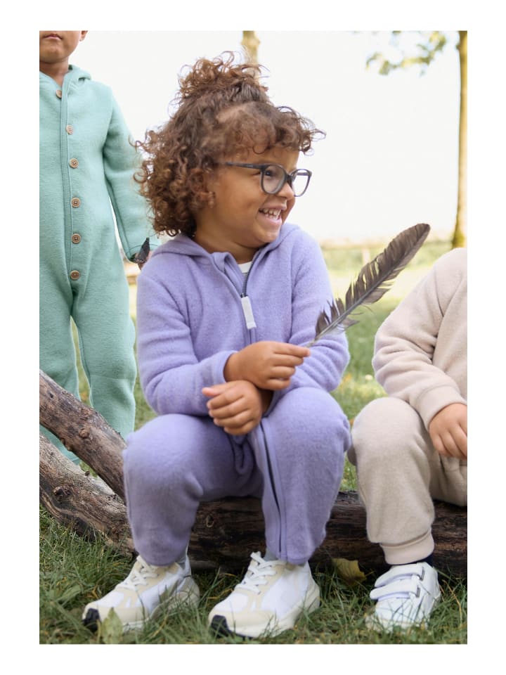 Hessnatur Fleece-Overall in lavendel günstig kaufen
