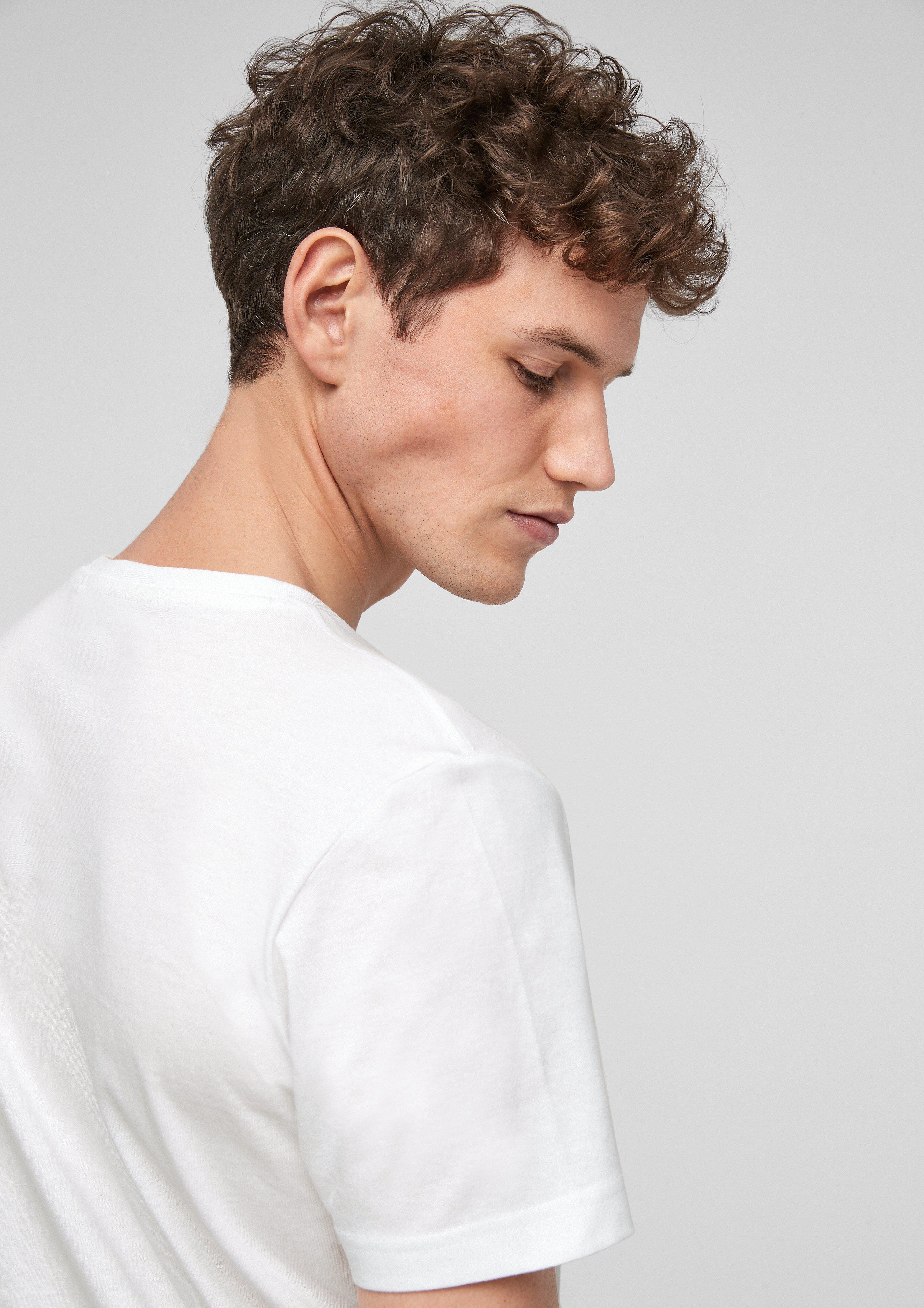 Labelshirt aus Jersey  03.899.32.6954-0100