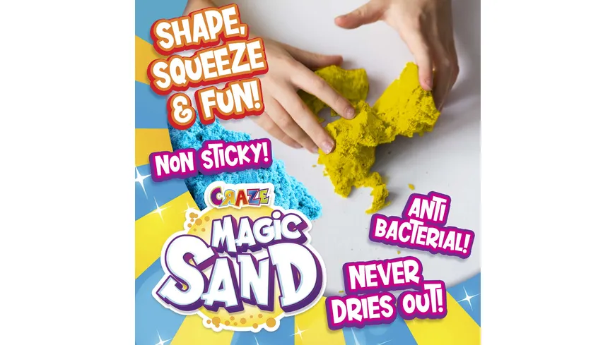 CRAZE - MAGIC SAND Starter Foilbag, 1 Stück, sortiert