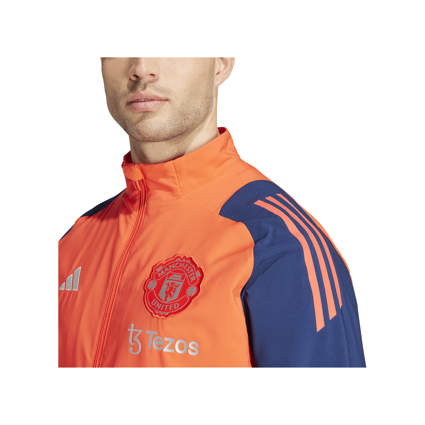 adidas Manchester United Prematch Jacket 2024/2025 Blau