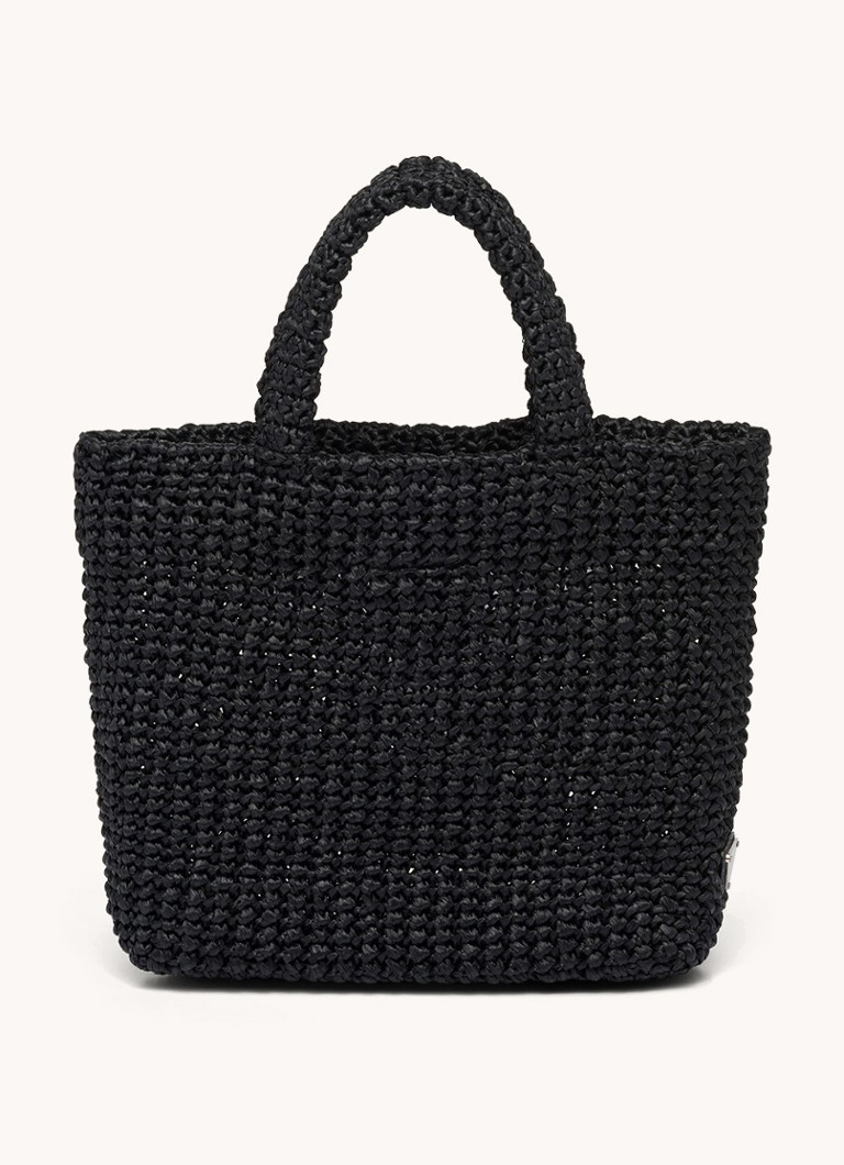Petit sac à main Prada en raphia