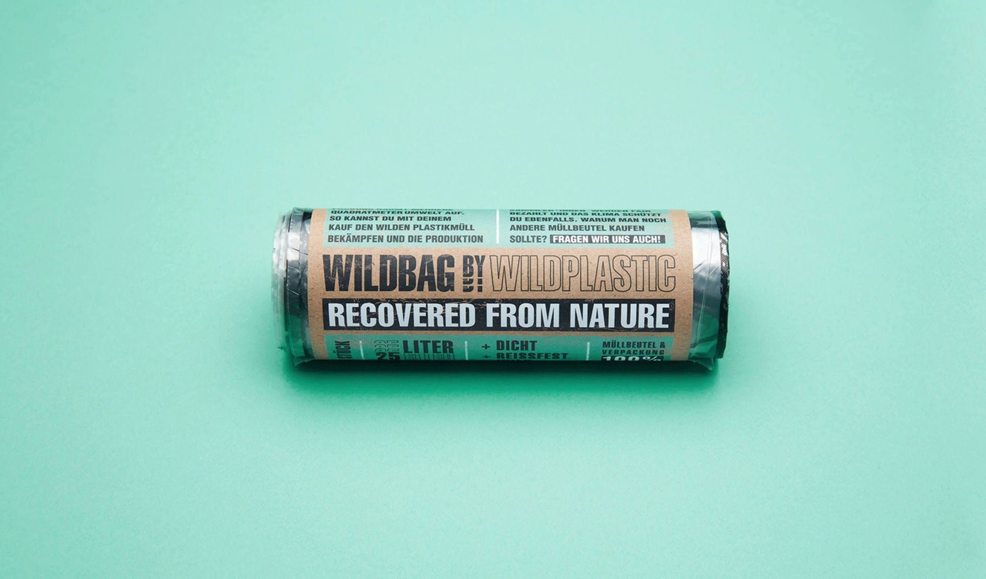 WILDPLASTIC Müllbeutel WILDBAG 25L