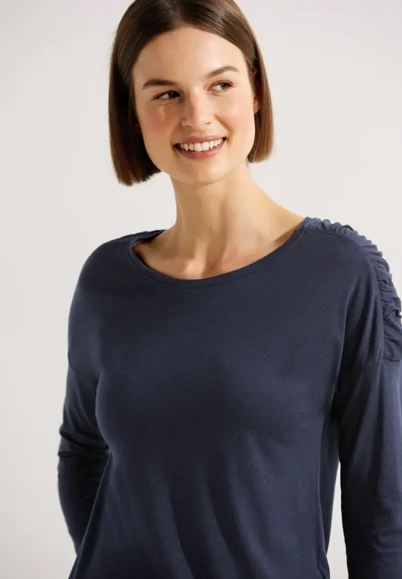 CECIL Shirt mit Smock Details