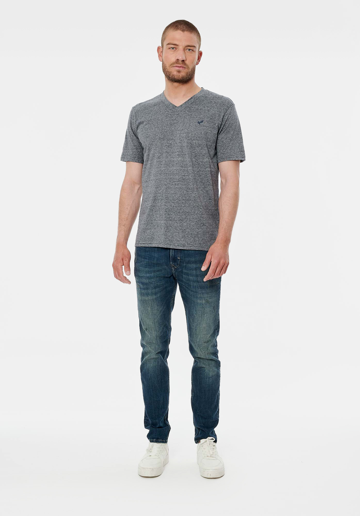 SAVE   T-shirt bleu homme