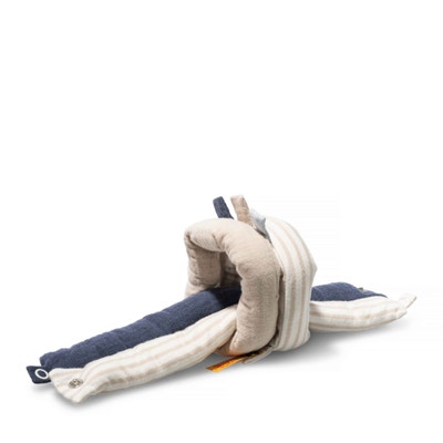 GOTS Ball mit Knisterfolie, 12 cm, mehrfarbig