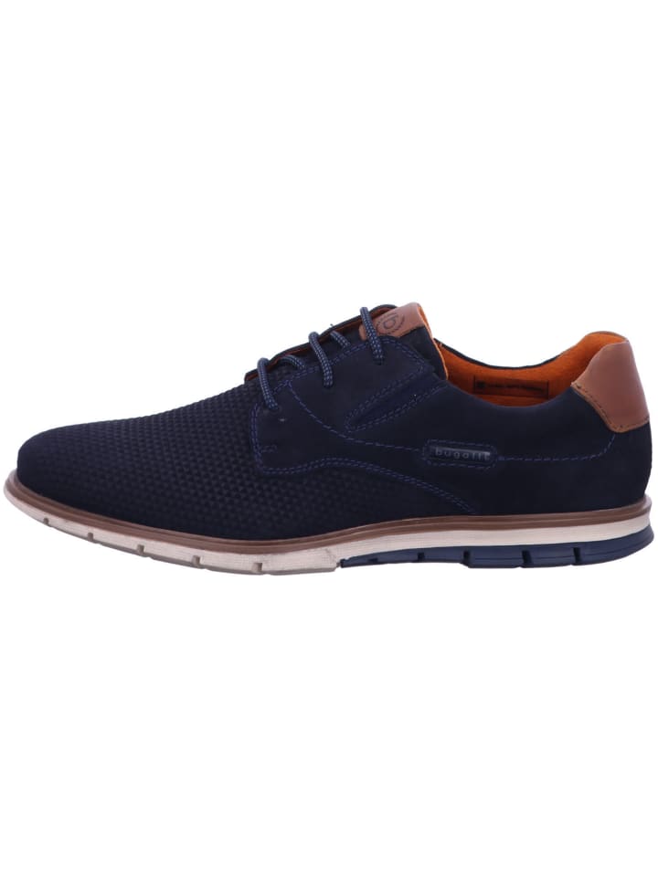 Bugatti Schnürschuh in blau günstig kaufen
