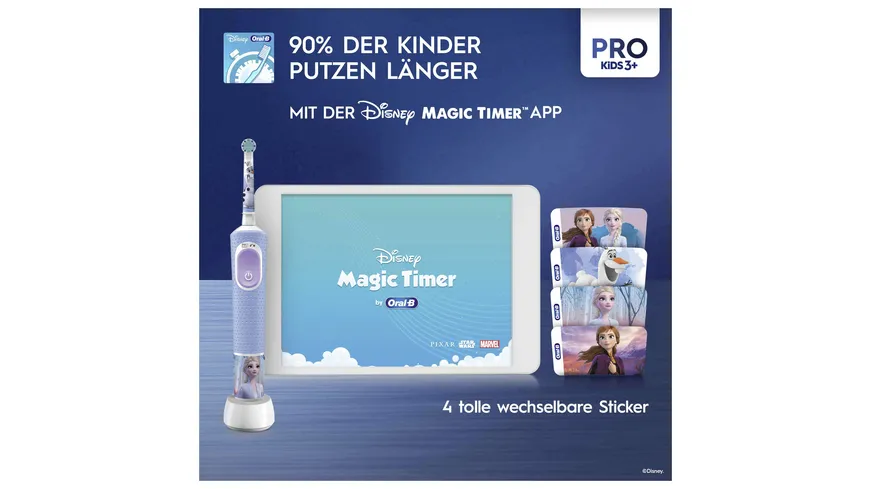 Oral-B Vitality Elektrische Zahnbürste Pro 103 Kids Frozen