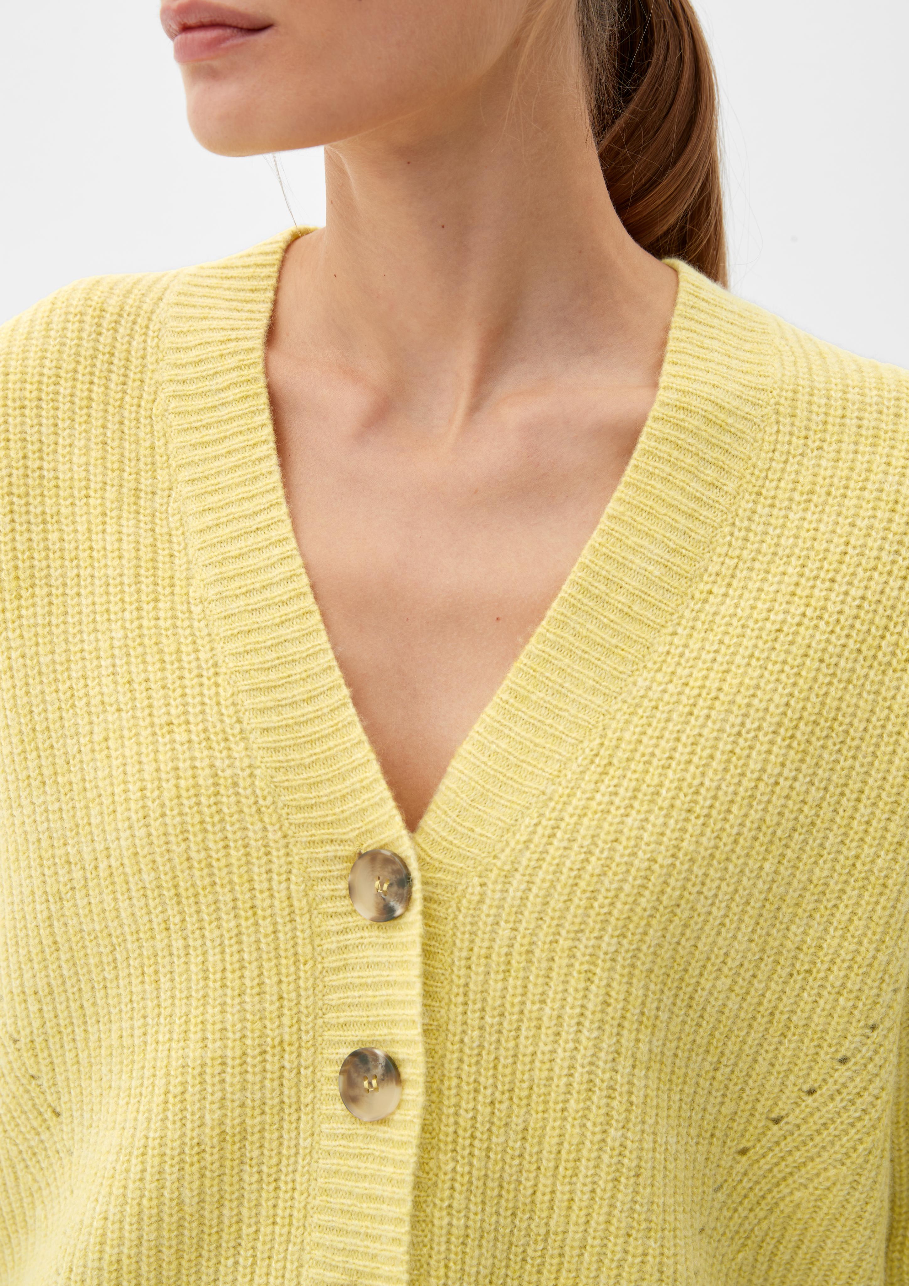Strickjacke aus Wollmix  2120904-1491
