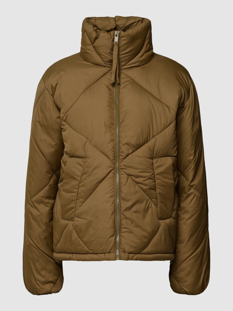 Steppjacke mit Stehkragen Modell 'Bomina' in khaki