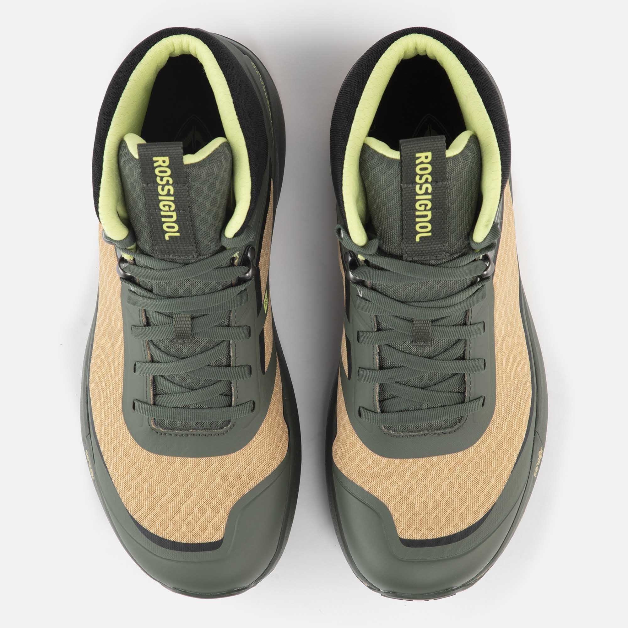 Chaussures de randonnée légères vertes femme