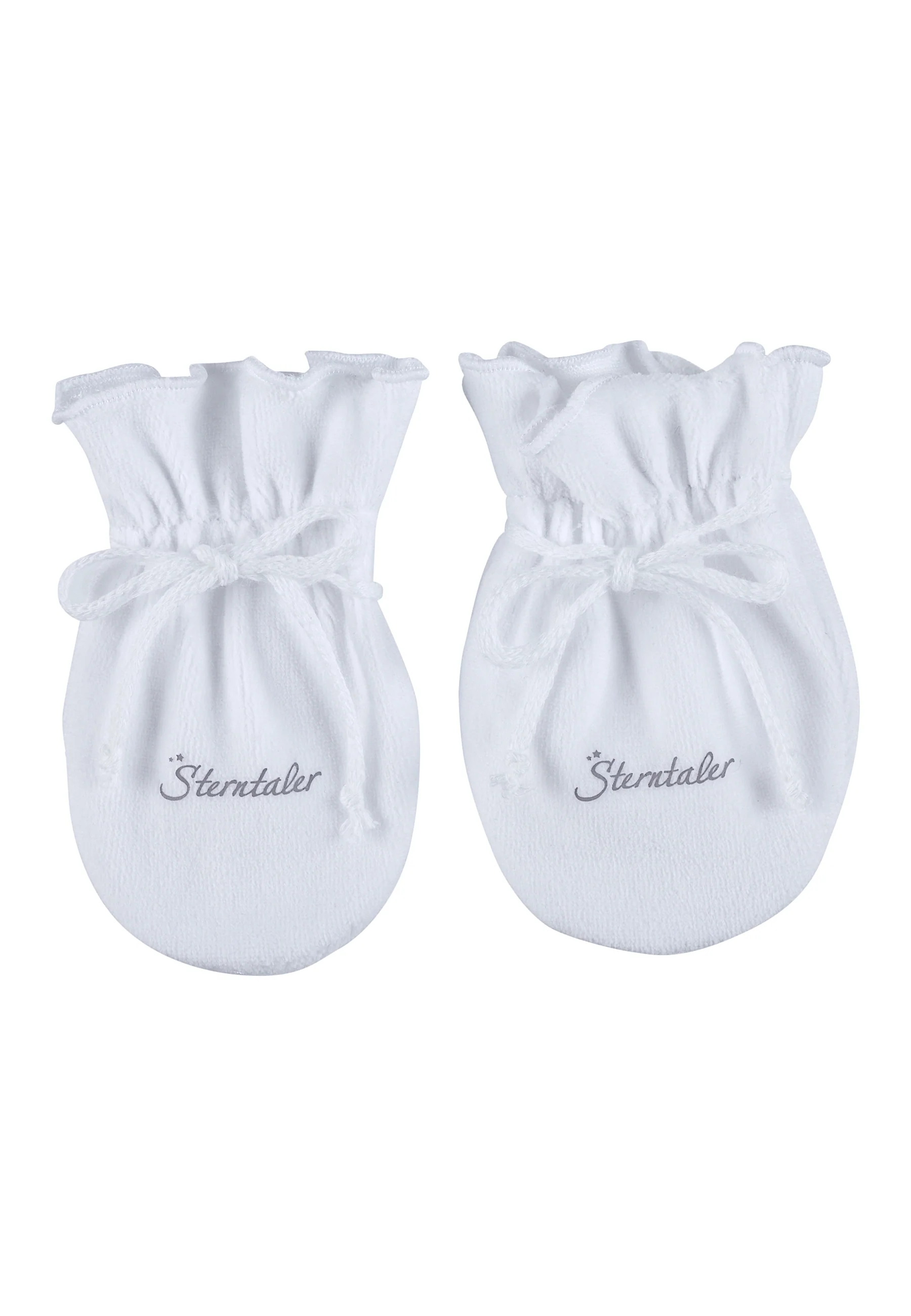 Kratzfäustlinge Baby aus weichem Nickimaterial uni