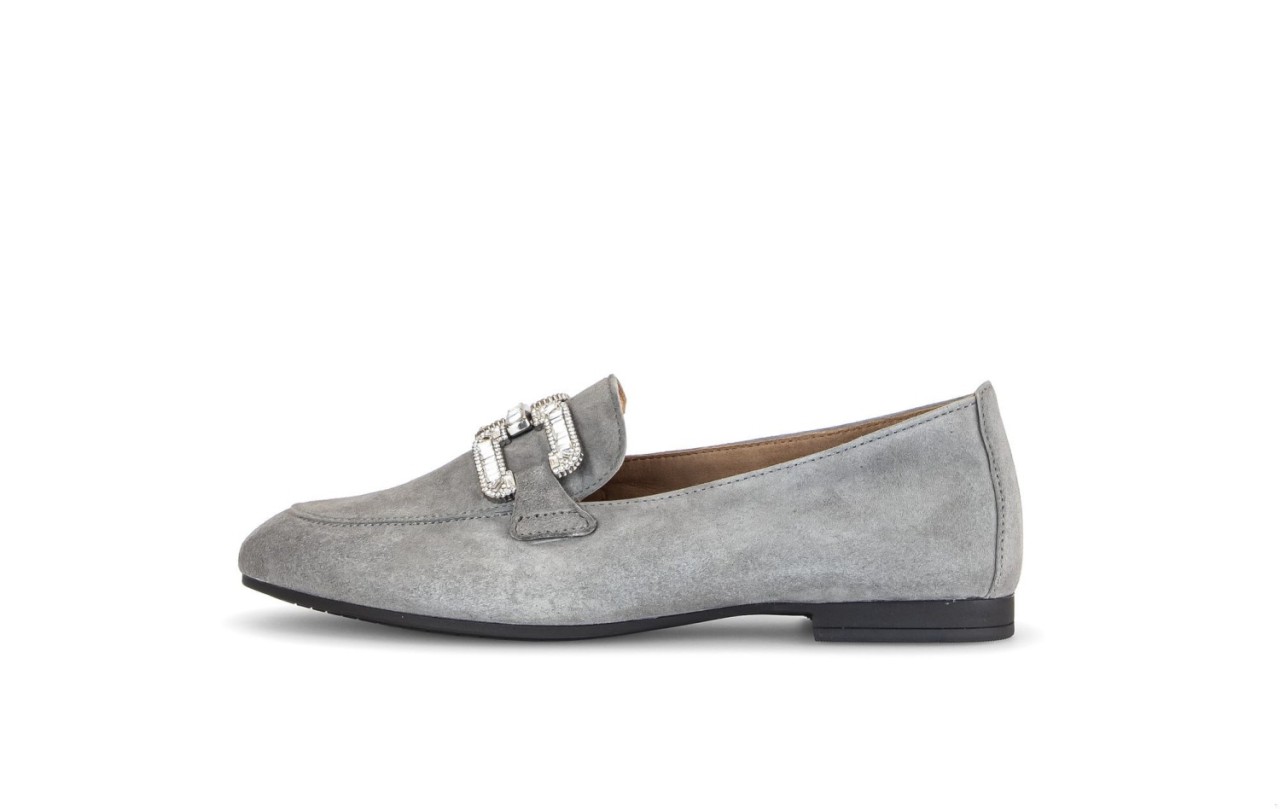 GABOR Klassische Slipper grau Gabor Fashion Slipper 45.210.19 grau