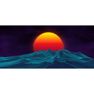 Retro Sun - Gamer Mousepad
