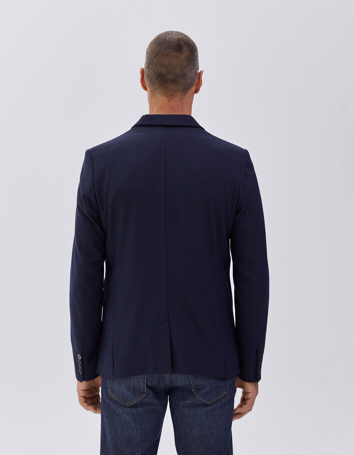 Veste de costume marine seersucker Homme