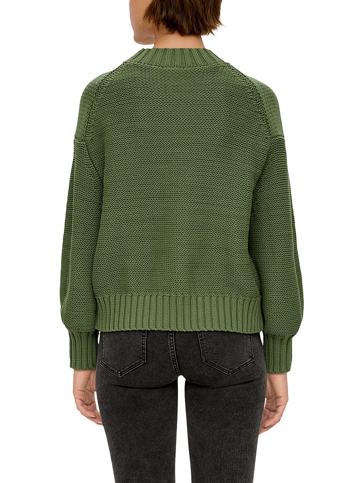 s.Oliver Pullover in Grün günstig kaufen