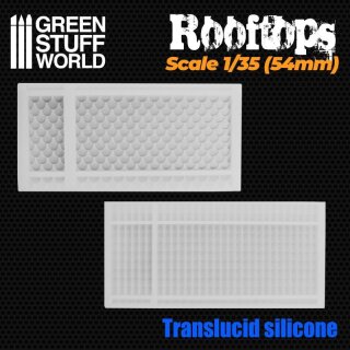 Silikon Texturplatten - Dach 1:35 54 mm (2)
